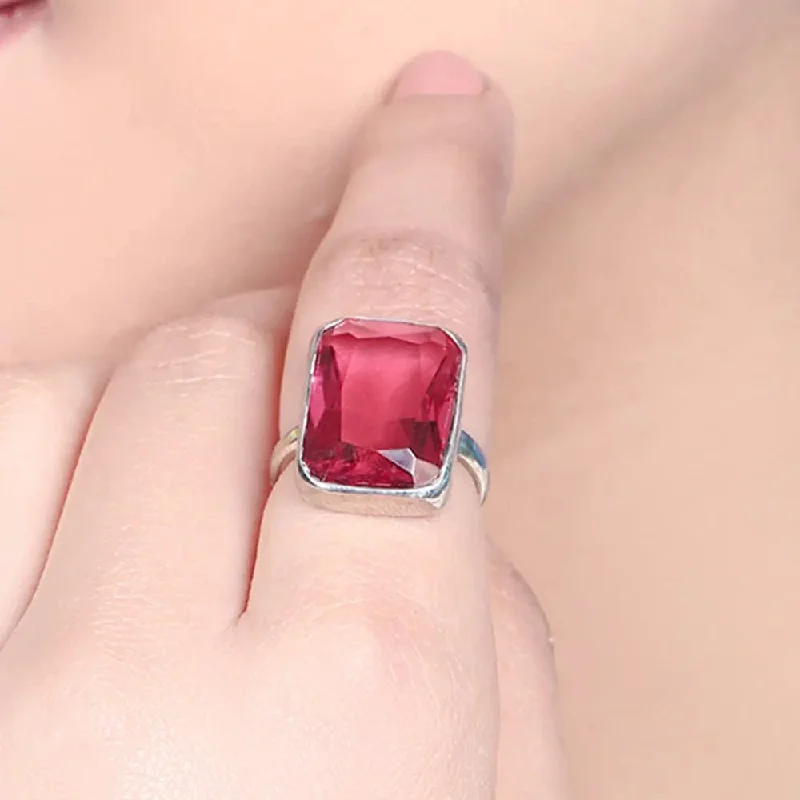 Stunning Statement Jewelry, Unbeatable Discounts 92.5 Silver ruby ring