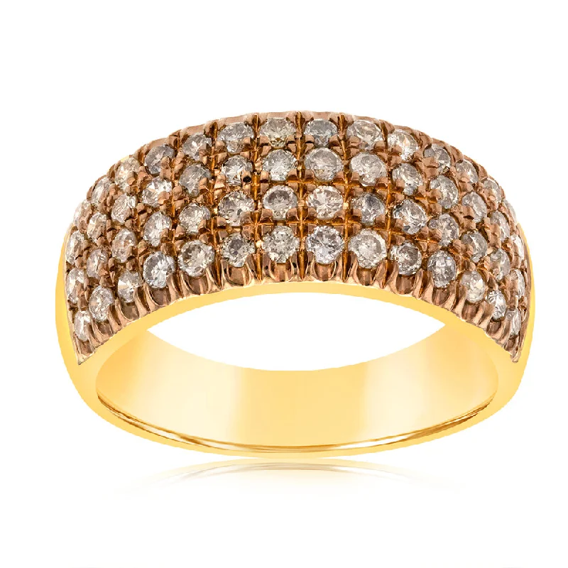 Shop High-Quality Jewelry At Jaw-Dropping Discounts 1 Carat Diamond Ring with 58 Brilliant Cut Diamond in Silver Gold Plated Shop High-Quality Jewelry At Jaw-Dropping Discounts 1 Carat Diamond Ring with 58 Brilliant Cut Diamond in Silver Gold Plated