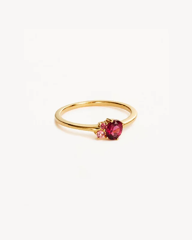 18k Gold Vermeil Kindred Birthstone Ring - July