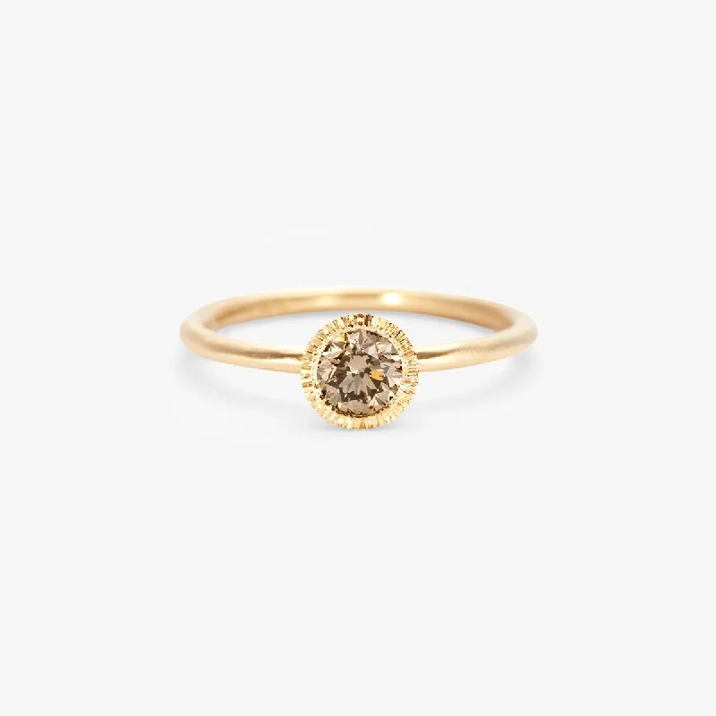 Must-Have Jewelry At Unbelievable Discounts R11305BR | 4.5mm Brown Diamond Round Brilliant Solitaire Ring Must-Have Jewelry At Unbelievable Discounts R11305BR | 4.5mm Brown Diamond Round Brilliant Solitaire Ring