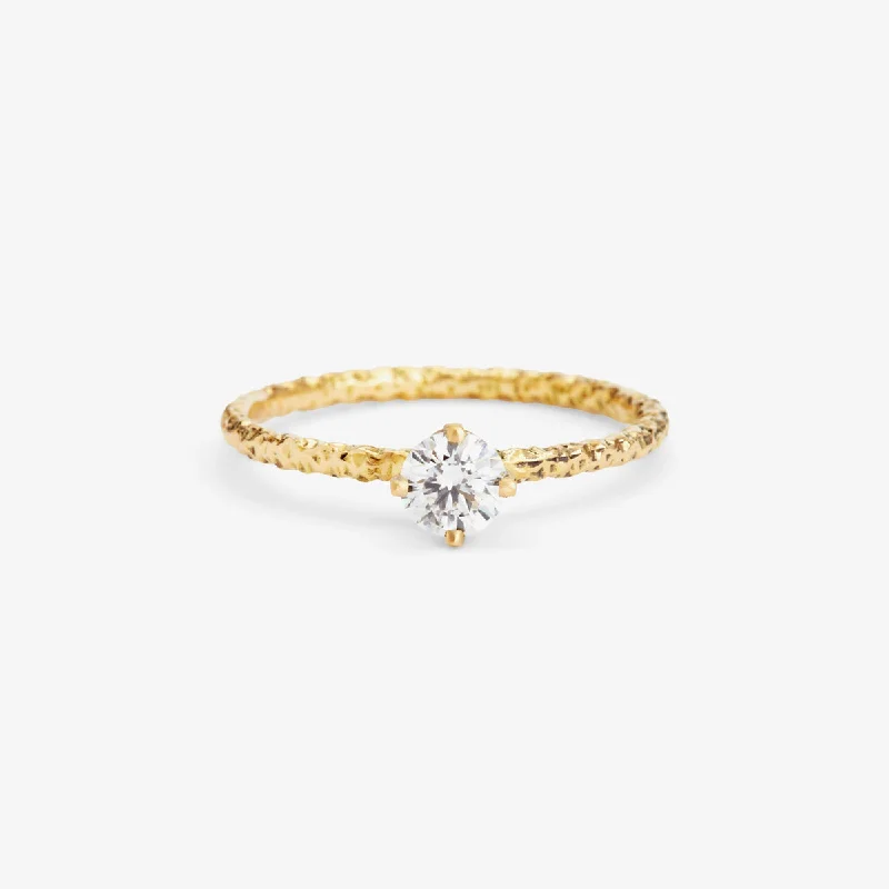 Flash Jewelry Sale – Get Stunning Pieces At Low Prices R9005W | 4.5mm White Diamond Homespun Solitaire Ring Flash Jewelry Sale – Get Stunning Pieces At Low Prices R9005W | 4.5mm White Diamond Homespun Solitaire Ring
