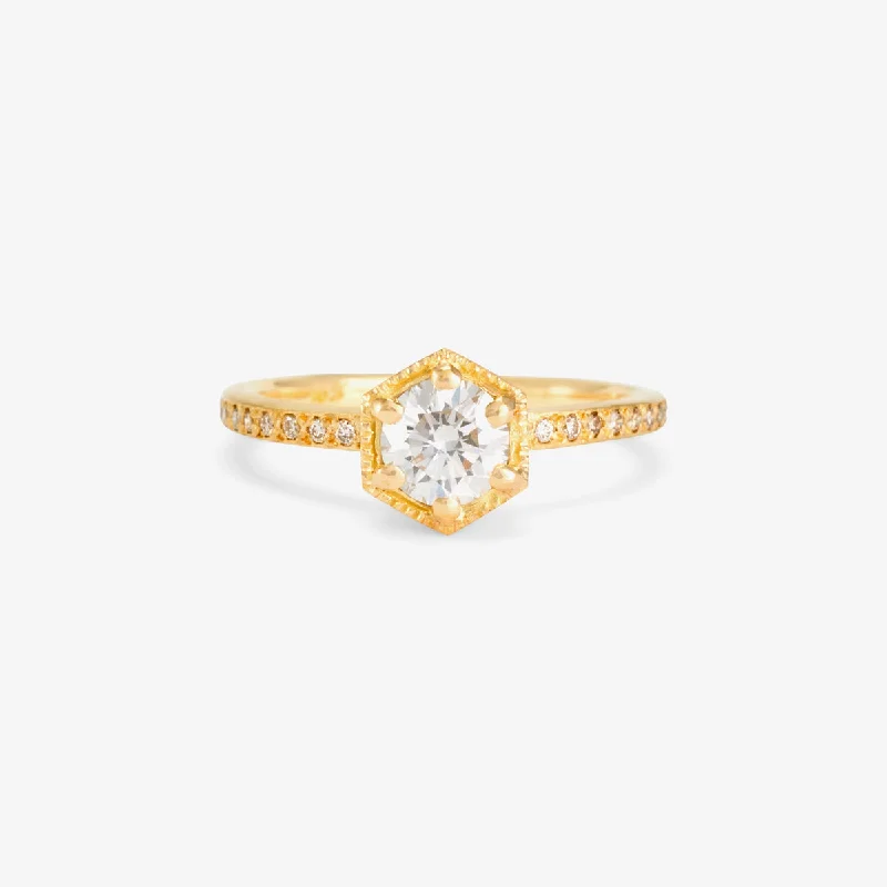 Limited-Stock Jewelry Clearance – Grab Your Favorites Now R9907W | 5.6mm White Diamond Hexagon Pave Ring Limited-Stock Jewelry Clearance – Grab Your Favorites Now R9907W | 5.6mm White Diamond Hexagon Pave Ring