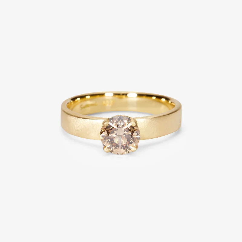 Jewelry Clearance Event – Stock Up Before It's Over R10308BR | 6.5mm Classic Brown Diamond Solitaire Ring Jewelry Clearance Event – Stock Up Before It's Over R10308BR | 6.5mm Classic Brown Diamond Solitaire Ring