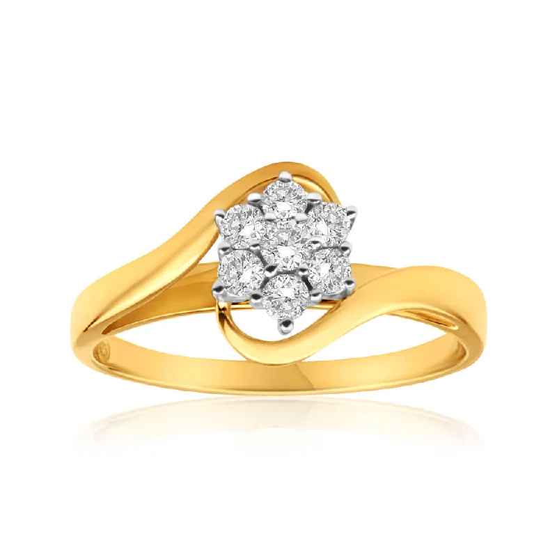 Final Call For Exquisite Jewelry At Reduced Rates 9ct Yellow Gold 1/3 Carat Diamond Splendid Ring Final Call For Exquisite Jewelry At Reduced Rates 9ct Yellow Gold 1/3 Carat Diamond Splendid Ring