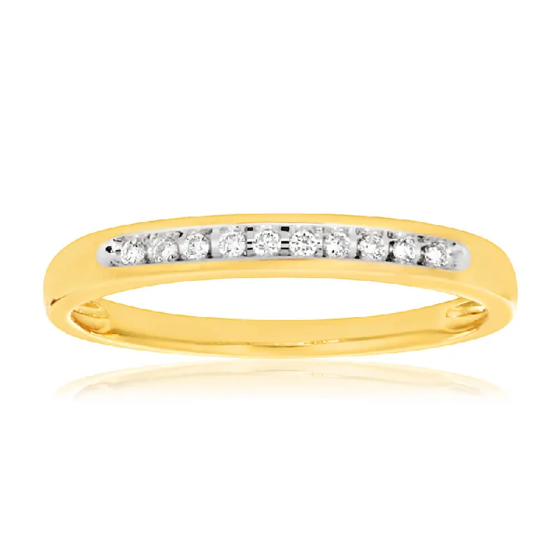 Buy More, Save More – Special Jewelry Discounts 9ct Yellow Gold Diamond Beautiful Ring Buy More, Save More – Special Jewelry Discounts 9ct Yellow Gold Diamond Beautiful Ring