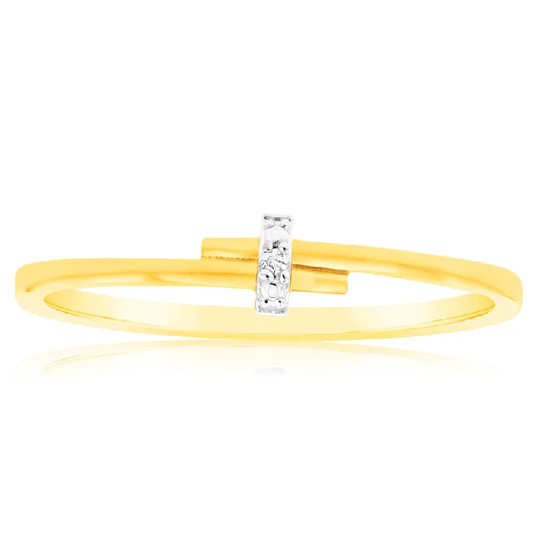 Dazzle In Elegance With Our Biggest Jewelry Sale 9ct Yellow Gold With 2 Brilliant Cut Diamond Ring Dazzle In Elegance With Our Biggest Jewelry Sale 9ct Yellow Gold With 2 Brilliant Cut Diamond Ring