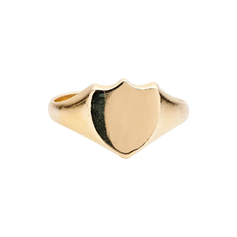 Exclusive Jewelry Sale Event – Shop Now Antique Victorian 18k Gold Shield Signet Ring