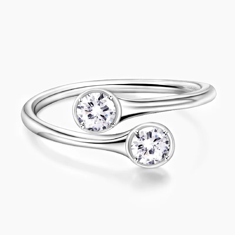 Make Your Outfit Shine With Discounted Jewelry April White Gem Double Birthstone