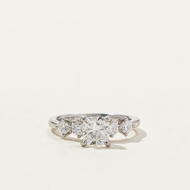 The Biggest Jewelry Sale Of The Year Is Here GIA Certified Cushion Cut Diamond Engagement Ring | 1.01ct SI1 F | 0.36ctw | SZ 5 | The Biggest Jewelry Sale Of The Year Is Here GIA Certified Cushion Cut Diamond Engagement Ring | 1.01ct SI1 F | 0.36ctw | SZ 5 |