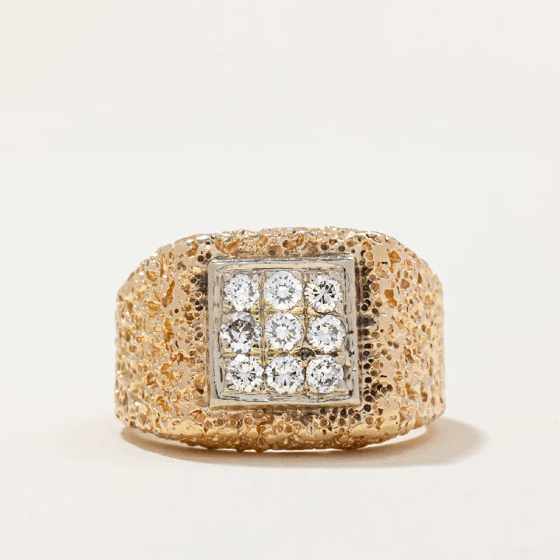 Romantic Heart-Shaped Jewelry For Special Gifts Diamond Cocktail Ring | 0.52ctw | SZ 8 | Romantic Heart-Shaped Jewelry For Special Gifts Diamond Cocktail Ring | 0.52ctw | SZ 8 |