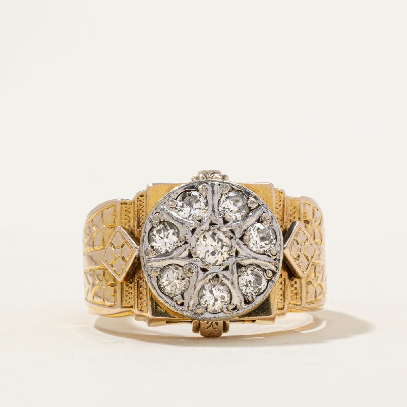 Stunning Jewelry At Even More Stunning Prices Antique Diamond Cocktail Ring | 0.75ctw | SZ 9.25 | Stunning Jewelry At Even More Stunning Prices Antique Diamond Cocktail Ring | 0.75ctw | SZ 9.25 |