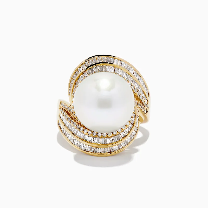 Make Every Moment Shine – Jewelry Discounts Available 14K Yellow Gold Fresh Water Pearl and Diamond Ring Make Every Moment Shine – Jewelry Discounts Available 14K Yellow Gold Fresh Water Pearl and Diamond Ring