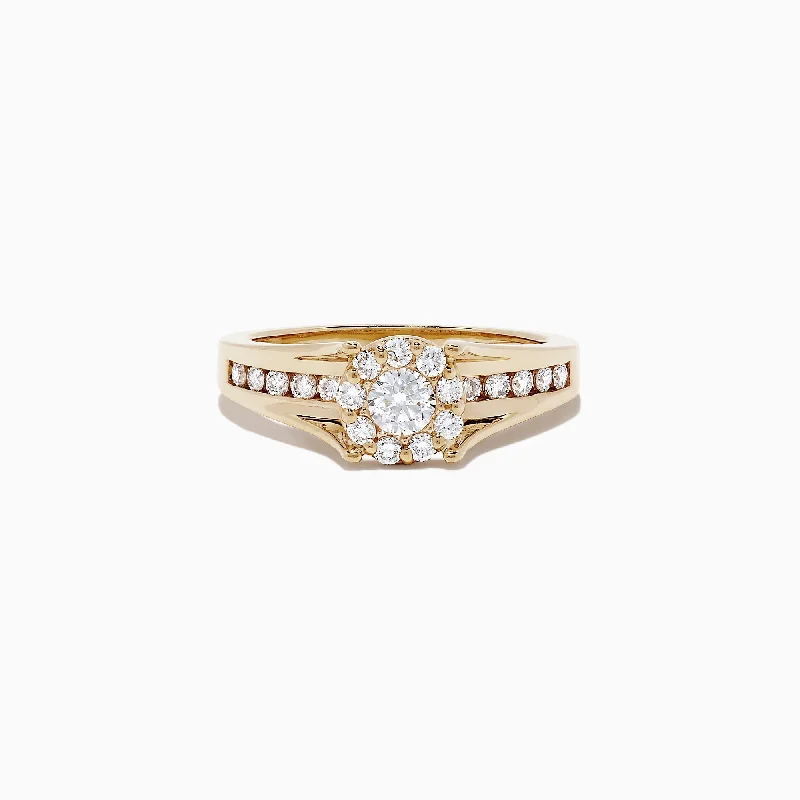 Shop Trending Jewelry With Exclusive Savings Bouquet 14K Yellow Gold Diamond Cluster Ring, 0.68 TCW Shop Trending Jewelry With Exclusive Savings Bouquet 14K Yellow Gold Diamond Cluster Ring, 0.68 TCW
