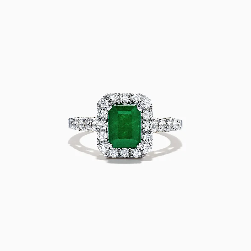 Flash Sale On Stunning Jewelry – Don't Miss Out Brasilica 14K 2-Tone Gold Emerald and Diamond Ring, 2.17 TCW Flash Sale On Stunning Jewelry – Don't Miss Out Brasilica 14K 2-Tone Gold Emerald and Diamond Ring, 2.17 TCW