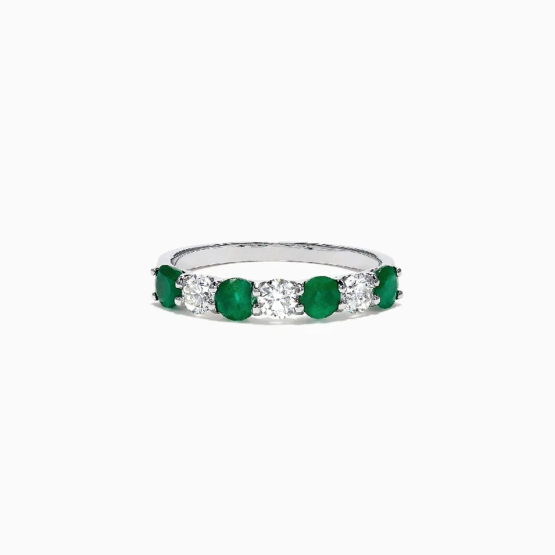 Flash Deals On Fine Jewelry – Shop Before It's Gone Brasilica 14K White Gold Emerald and Diamond Ring, 1.12 TCW Flash Deals On Fine Jewelry – Shop Before It's Gone Brasilica 14K White Gold Emerald and Diamond Ring, 1.12 TCW