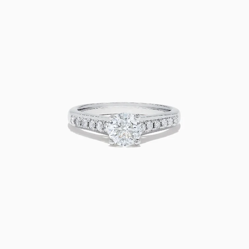 Unmissable Jewelry Sale – Shop Before It's Too Late Bridal 18K White Gold Diamond Solitaire Ring, 1.24 TCW Unmissable Jewelry Sale – Shop Before It's Too Late Bridal 18K White Gold Diamond Solitaire Ring, 1.24 TCW