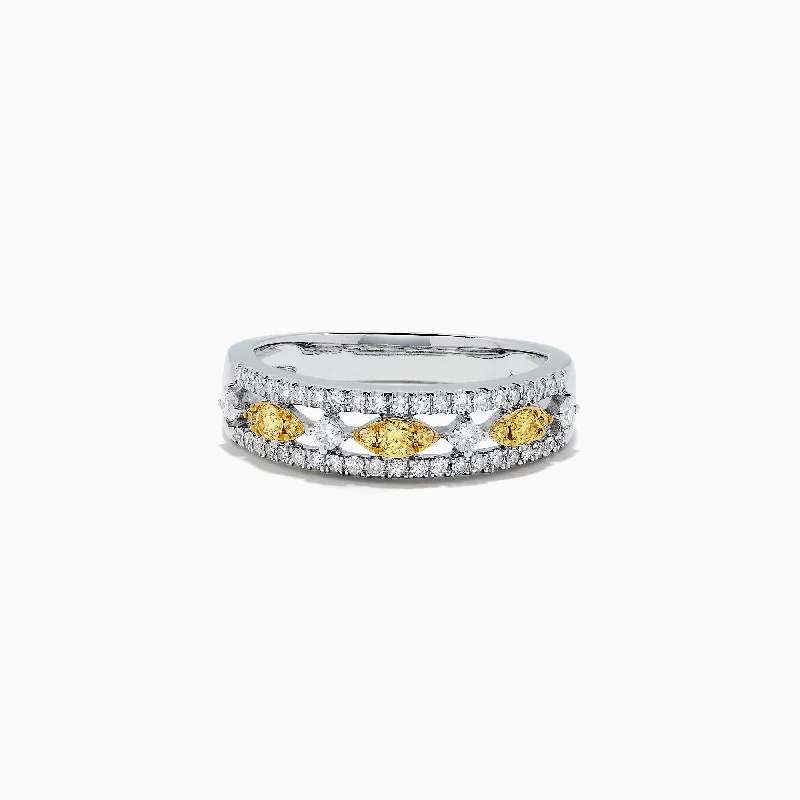 Discover Unique Jewelry With Special Limited-Time Offers Canare 14K White Gold Yellow and White Diamond Ring, 0.42 TCW Discover Unique Jewelry With Special Limited-Time Offers Canare 14K White Gold Yellow and White Diamond Ring, 0.42 TCW