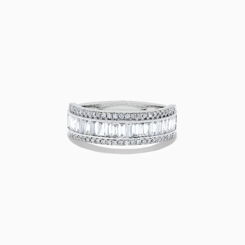 Exclusive Jewelry Markdowns – Limited-Time Offer Classique 14K White Gold Diamond Band, 0.82 TCW Exclusive Jewelry Markdowns – Limited-Time Offer Classique 14K White Gold Diamond Band, 0.82 TCW