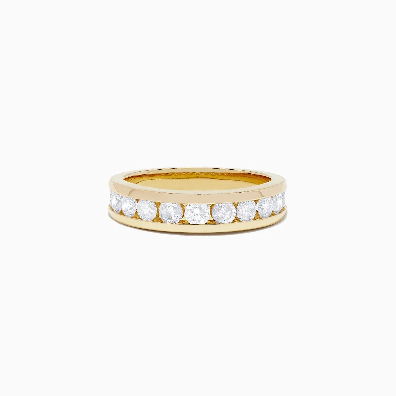 Save On Luxury Jewelry Pieces – Limited-Time Offers D'Oro 14K Yellow Gold Channel Set Diamond Band, 0.98 TCW Save On Luxury Jewelry Pieces – Limited-Time Offers D'Oro 14K Yellow Gold Channel Set Diamond Band, 0.98 TCW