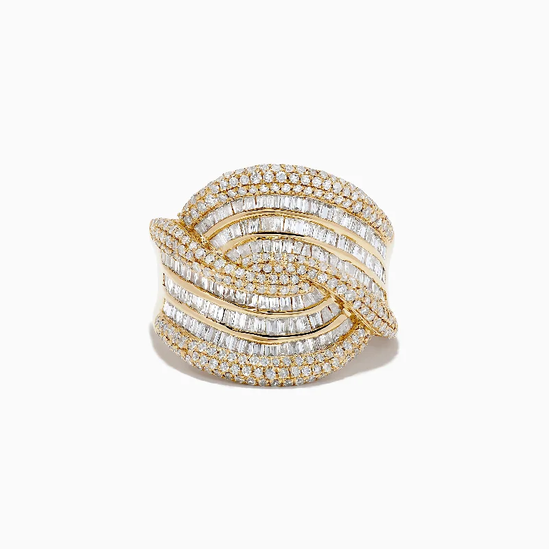 Grab Your Dream Jewelry At The Lowest Prices D'oro 14K Yellow Gold Diamond Statement Ring 1.54 TCW Grab Your Dream Jewelry At The Lowest Prices D'oro 14K Yellow Gold Diamond Statement Ring 1.54 TCW