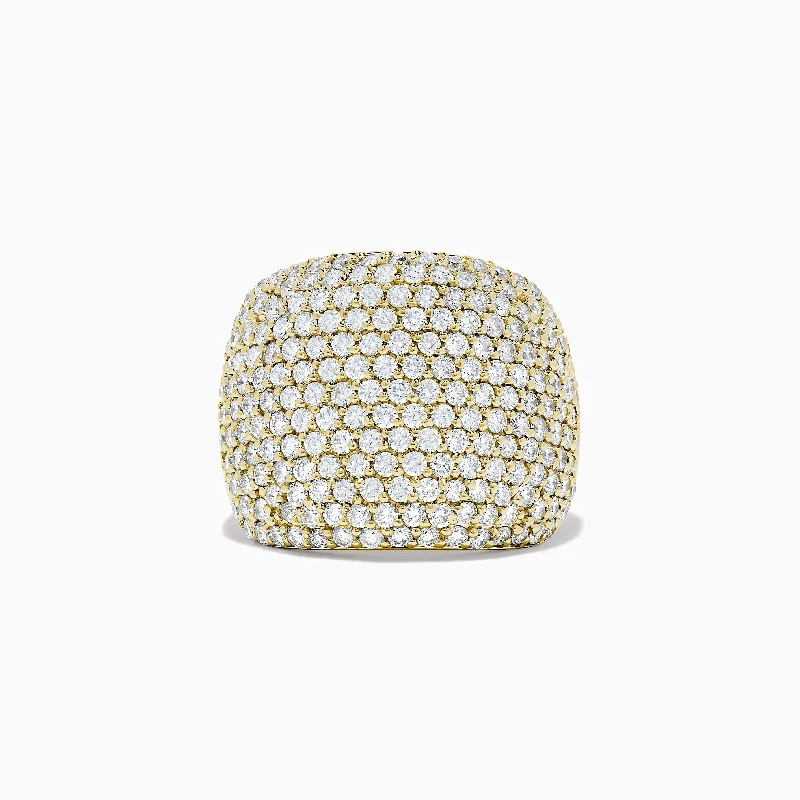 Affordable Elegance – Special Jewelry Sale Now Live D'Oro 14K Yellow Gold Diamond Pave Ring, 2.41 TCW Affordable Elegance – Special Jewelry Sale Now Live D'Oro 14K Yellow Gold Diamond Pave Ring, 2.41 TCW