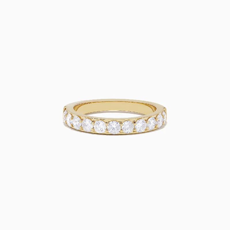 Big Discounts On Elegant Jewelry Collections D'Oro 14K Yellow Gold Prong Set Diamond Band, 1.00 TCW Big Discounts On Elegant Jewelry Collections D'Oro 14K Yellow Gold Prong Set Diamond Band, 1.00 TCW