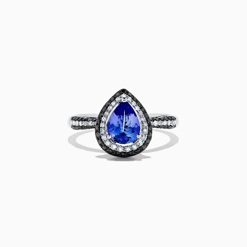 Buy More, Save More On Stunning Jewelry Designs Nahla Siri 14K White Gold Tanzanite and Diamond Ring, 1.43 TCW Buy More, Save More On Stunning Jewelry Designs Nahla Siri 14K White Gold Tanzanite and Diamond Ring, 1.43 TCW