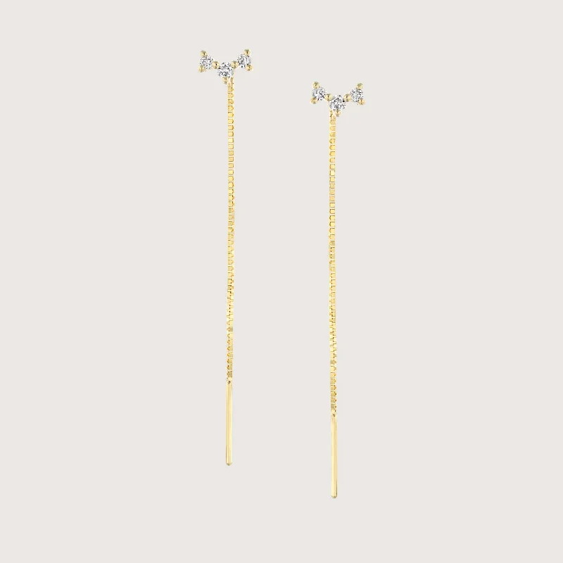 Frida Noni White Diamond Earring