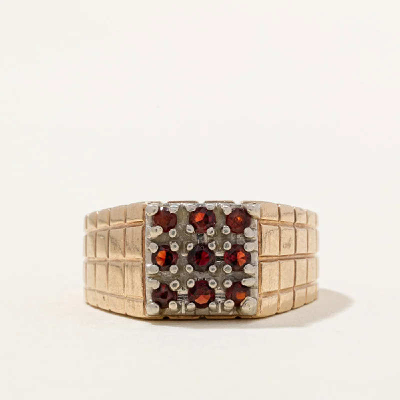 Your Perfect Accessory Now At The Best Price Garnet Cocktail Ring | 0.45ctw | SZ 7.25 |