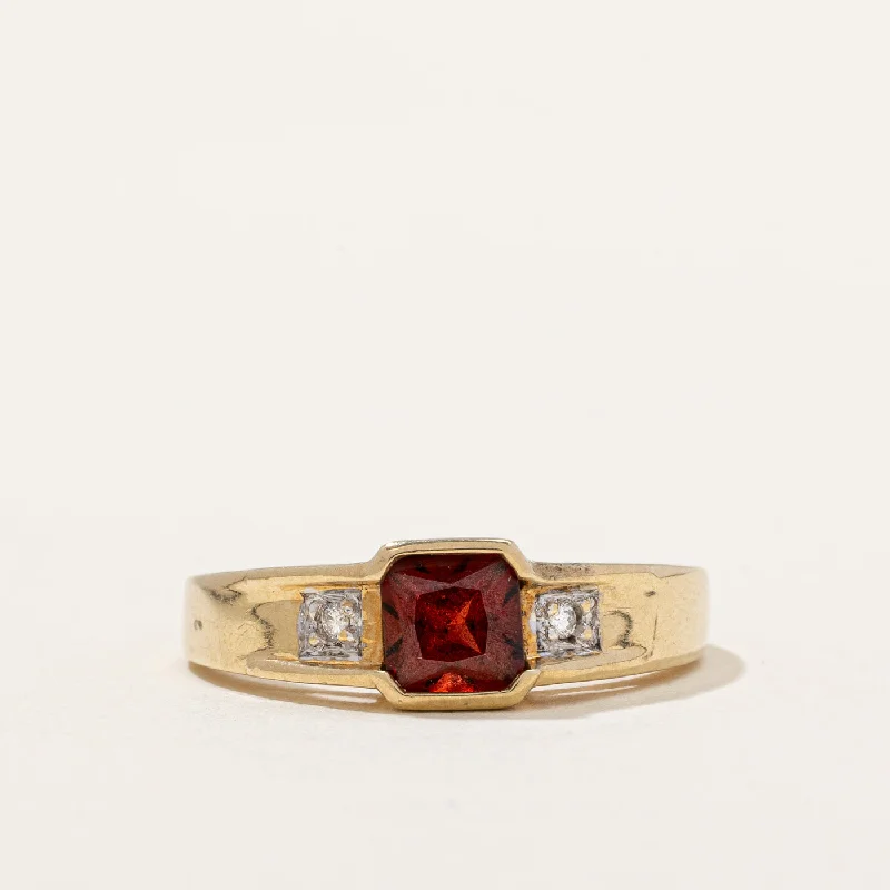 Big Discounts On Elegant Jewelry Collections Garnet & Diamond Ring | 0.90ct, 0.02ctw | SZ 6.75 | Big Discounts On Elegant Jewelry Collections Garnet & Diamond Ring | 0.90ct, 0.02ctw | SZ 6.75 |