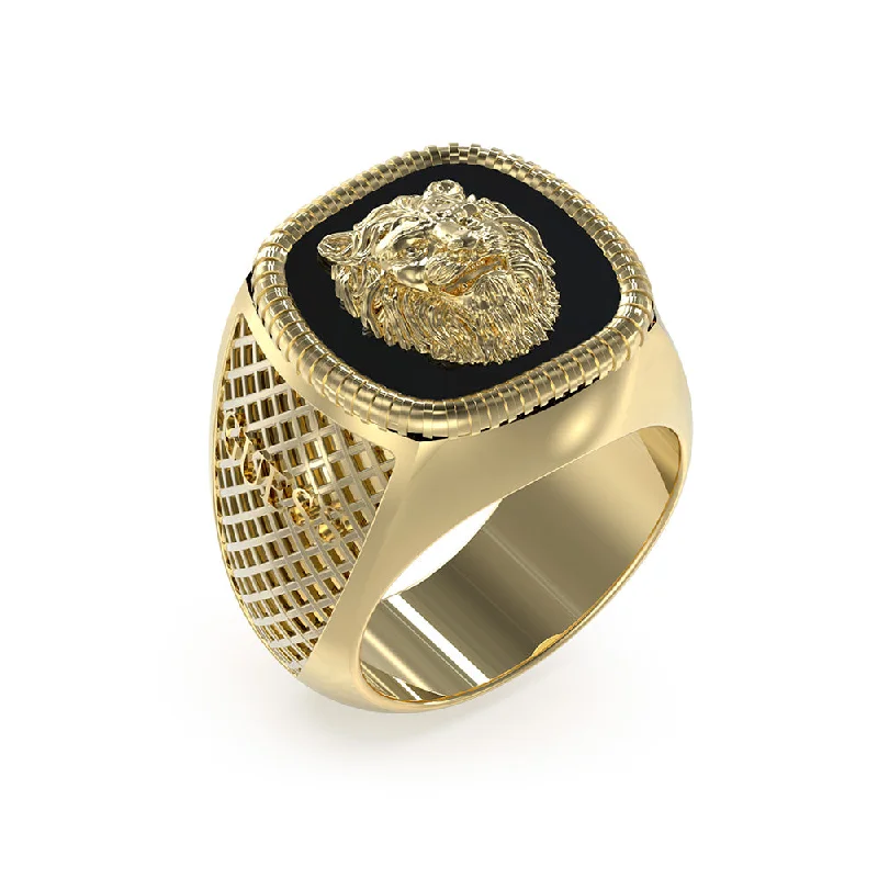 Once-A-Year Jewelry Sale – Grab Your Favorites Now Guess Men's Jewellery Gold Plated Stainless Steel Lion 18mm Signet Ring Once-A-Year Jewelry Sale – Grab Your Favorites Now Guess Men's Jewellery Gold Plated Stainless Steel Lion 18mm Signet Ring
