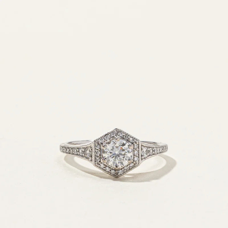 Breathtaking Jewelry, Breathtaking Prices GIA Certified Halo Diamond Engagement Ring | 0.72ct VS1 G | 0.28ctw | SZ 8.75 | Breathtaking Jewelry, Breathtaking Prices GIA Certified Halo Diamond Engagement Ring | 0.72ct VS1 G | 0.28ctw | SZ 8.75 |