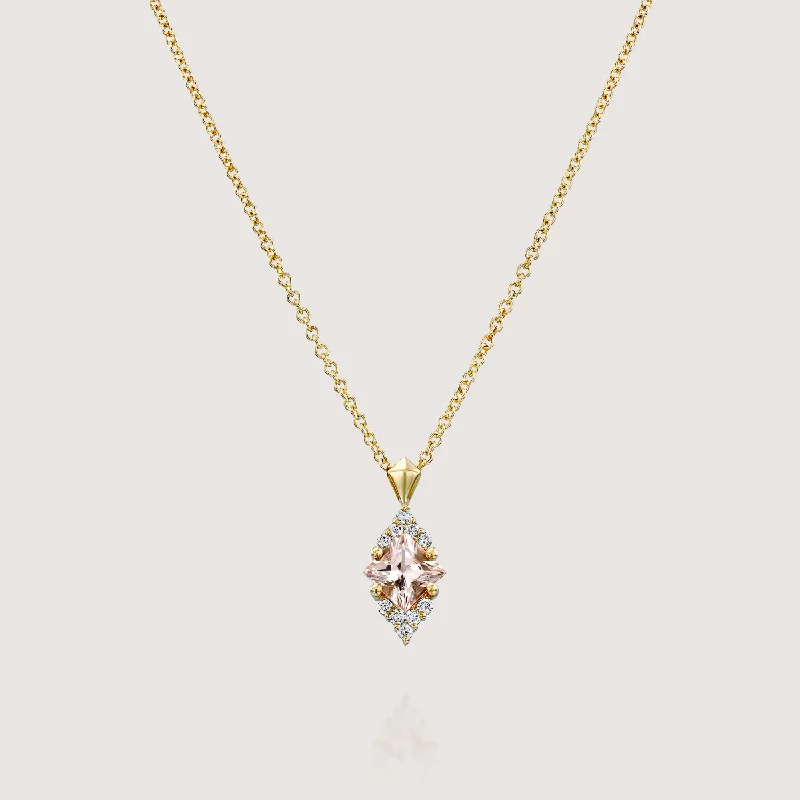 Jewelry Clearance – Final Chance To Save Big Juliette Necklace With Diamonds and Morganite Jewelry Clearance – Final Chance To Save Big Juliette Necklace With Diamonds and Morganite