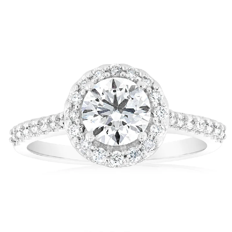 Elegant Jewelry Styles At Budget-Friendly Prices Luminesce Lab Grown 18ct White Gold 1.3 Carat Diamond Brilliant Engagement Ring Elegant Jewelry Styles At Budget-Friendly Prices Luminesce Lab Grown 18ct White Gold 1.3 Carat Diamond Brilliant Engagement Ring