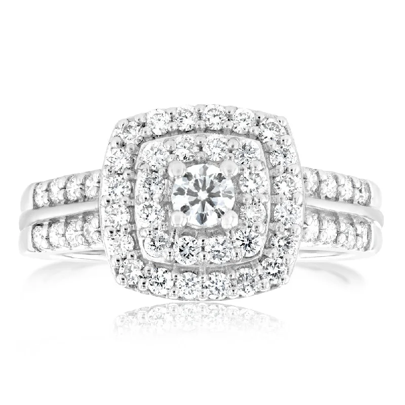 The Perfect Accessory For Less – Jewelry Sale Live Luminesce Lab Grown 3/4 Carat Cushion Shaped Engagement Ring in 10ct White Gold The Perfect Accessory For Less – Jewelry Sale Live Luminesce Lab Grown 3/4 Carat Cushion Shaped Engagement Ring in 10ct White Gold