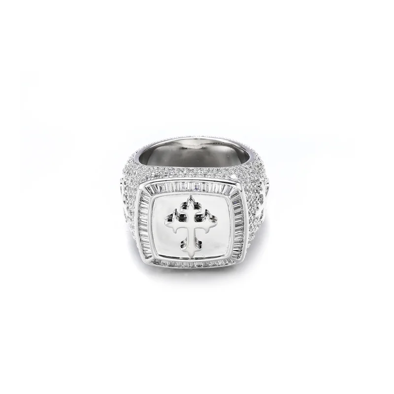 Timeless Elegance, Temporary Discounts – Act Fast Square Baguette Pewter Ring