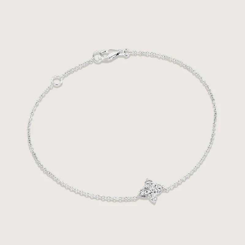 Exclusive Gemstone Jewelry At Special Prices Natalia Gold Bracelet White Diamonds