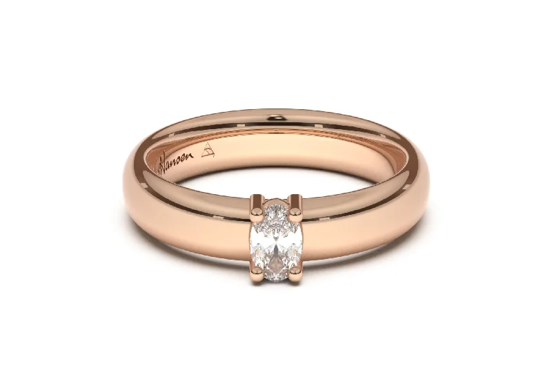 Limited-Time Jewelry Sale – Elegant Styles At Less Oval Contemporary Engagement Ring, Red Gold Limited-Time Jewelry Sale – Elegant Styles At Less Oval Contemporary Engagement Ring, Red Gold