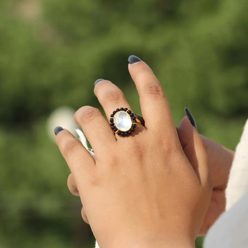 Shop Dazzling Jewelry At The Best Prices Oval Subtle Mangalsutra Ring