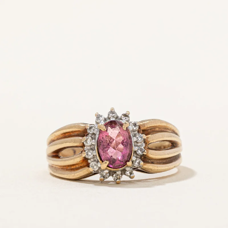 Exclusive Jewelry Sale – Grab Timeless Pieces Now Pink Tourmaline & Diamond Halo Ring | 0.60ct, 0.14ctw | SZ 7.5 | Exclusive Jewelry Sale – Grab Timeless Pieces Now Pink Tourmaline & Diamond Halo Ring | 0.60ct, 0.14ctw | SZ 7.5 |