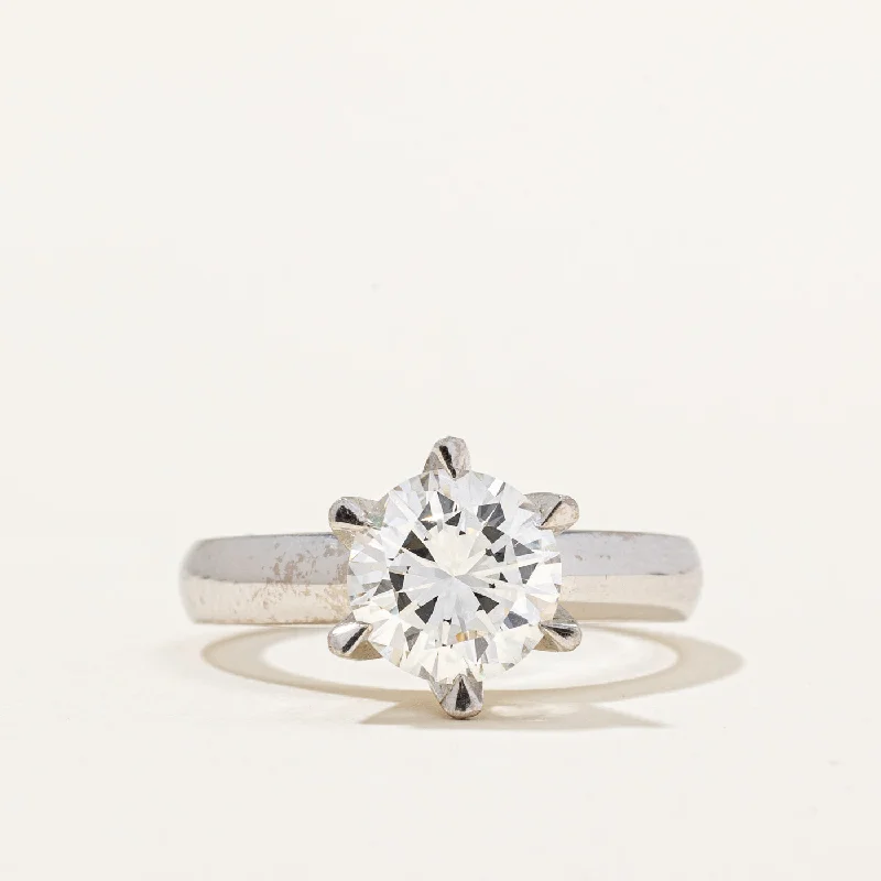Jewelry Deals That Outshine The Rest Cathedral Set Diamond Engagement Ring | 1.35ct VS1/VS2 E/F | SZ 4.5 | Jewelry Deals That Outshine The Rest Cathedral Set Diamond Engagement Ring | 1.35ct VS1/VS2 E/F | SZ 4.5 |