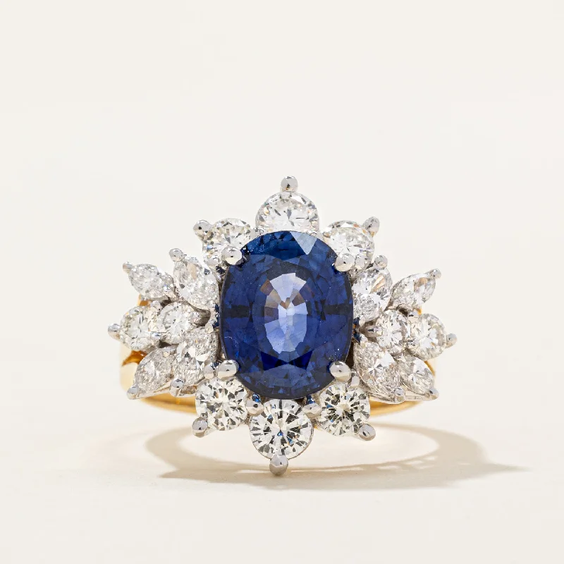 Jewelry Deals That Sparkle – Shop Today Sapphire & Diamond Cocktail Ring | 3.50ct, 2.46ctw | SZ 6.5 | Jewelry Deals That Sparkle – Shop Today Sapphire & Diamond Cocktail Ring | 3.50ct, 2.46ctw | SZ 6.5 |
