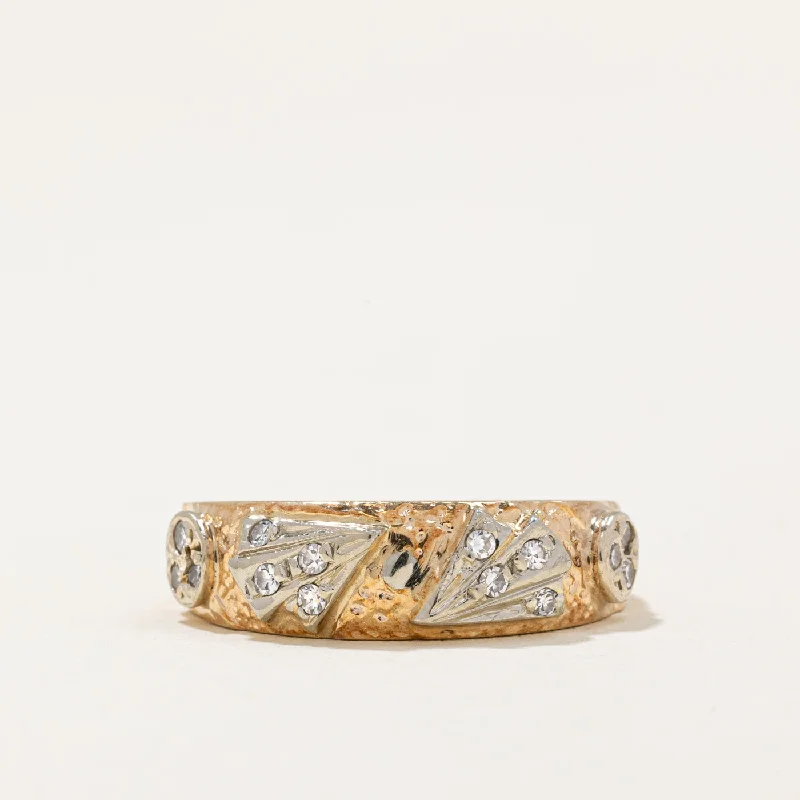 Delicate Crystal Jewelry For Sophisticated Charm Diamond Ring | 0.13ctw | SZ 5.75 | Delicate Crystal Jewelry For Sophisticated Charm Diamond Ring | 0.13ctw | SZ 5.75 |