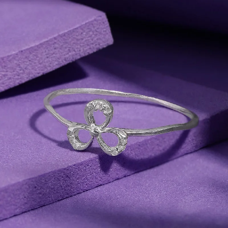 Shop Stylish Jewelry Now And Save Big Elegant Silver Zircon Ring