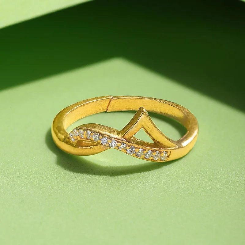 Celebrate With Sparkle – Jewelry Sale Now Live Gold Plated Silver Ring