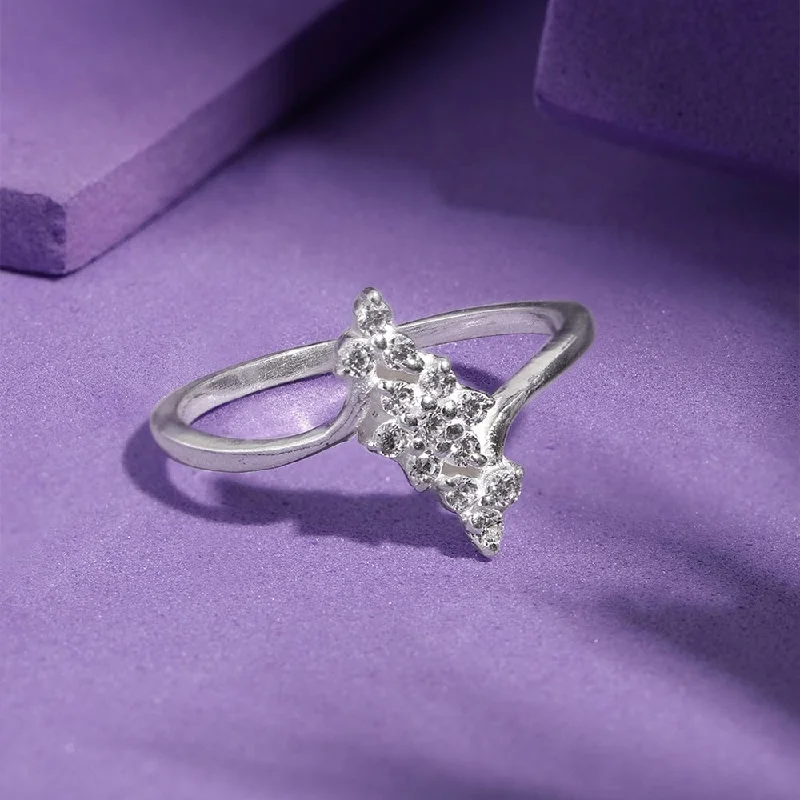Best-Selling Jewelry Now Available At Special Deals Silver Zircon Ring