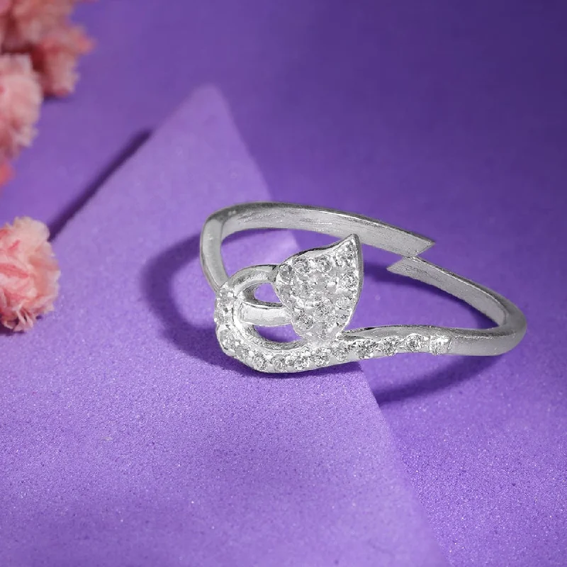 Flash Sale On Exquisite Jewelry – Don't Miss Out Silver Zircon Ring
