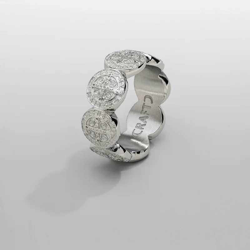 Best Jewelry Deals – Premium Quality At Exclusive Discounts Saint Benedict Band Ring (Silver) Best Jewelry Deals – Premium Quality At Exclusive Discounts Saint Benedict Band Ring (Silver)
