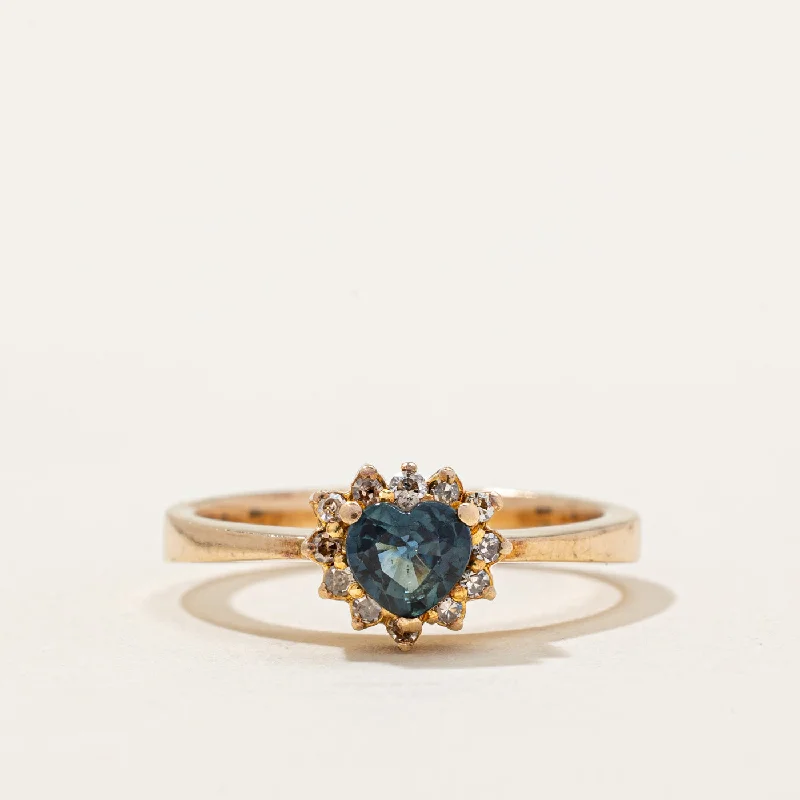 Trending Jewelry Styles Now At Limited-Time Discounts Sapphire & Diamond Halo Heart Ring | 0.30ct, 0.10ctw | SZ 5.75 | Trending Jewelry Styles Now At Limited-Time Discounts Sapphire & Diamond Halo Heart Ring | 0.30ct, 0.10ctw | SZ 5.75 |