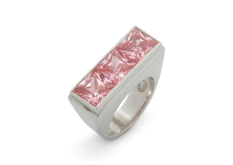 Flash Deals On Fine Jewelry – Shop Before It's Gone Three Stone Ring, Sterling Silver Flash Deals On Fine Jewelry – Shop Before It's Gone Three Stone Ring, Sterling Silver